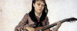 Portrait de la pincesse kropotkina - Vasily Surikov