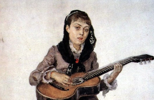 Portrait de la pincesse kropotkina - Vasily Surikov